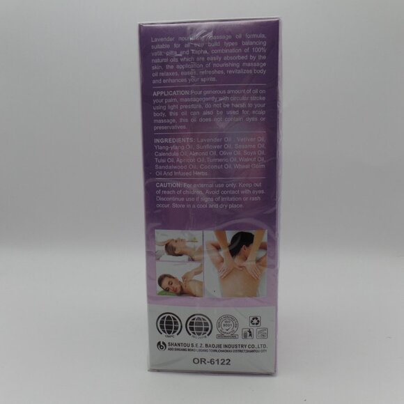 O'RMEAS Lavender + Peppermint Massage Oil - 10.2 oz 12/2029 Exp - Picture 2 of 5